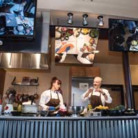 Chef John Sedlar teaching at the Santa Fe Foodie Classic