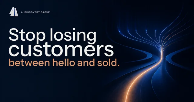 AI Discovery Group customer operations artwork