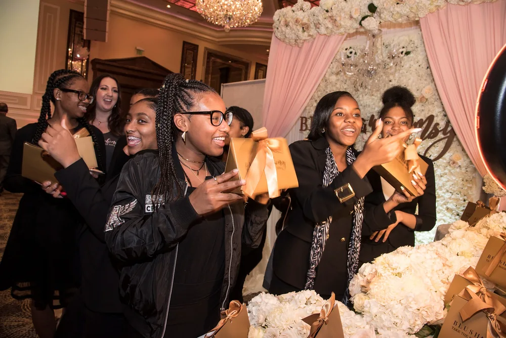 Guests at an original Blush & Whimsy event
