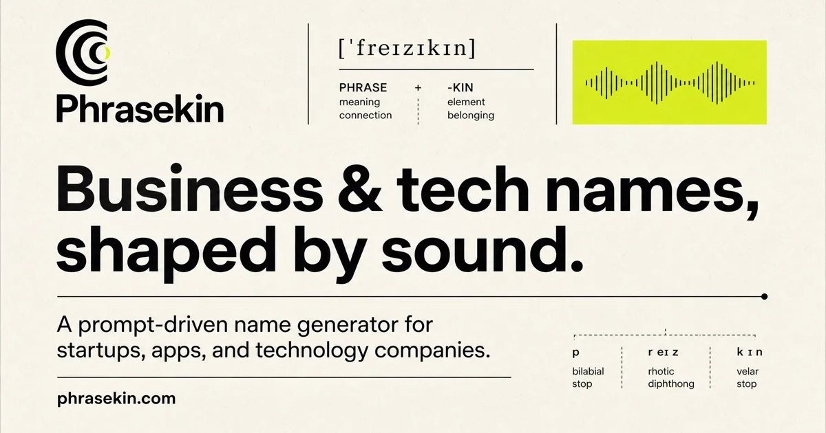 Phrasekin official brand share card
