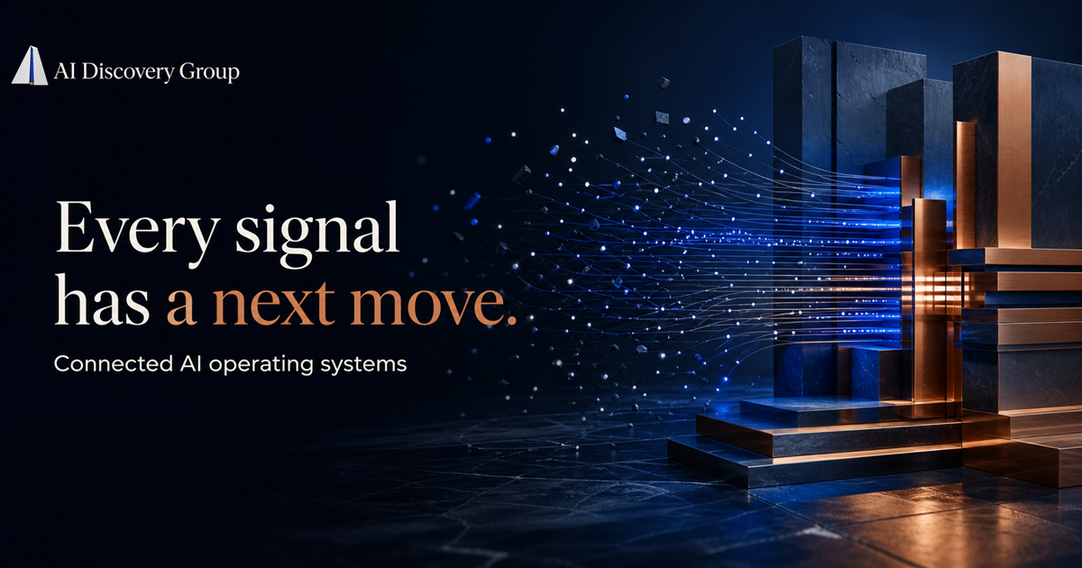 AI Discovery Group official brand share card